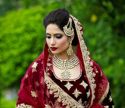 bridal makeup, bold lips, wedding makeup