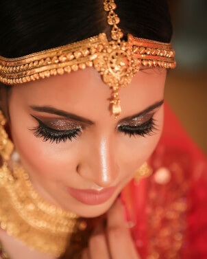 bridal makeup, wedding makeup, eye makeup