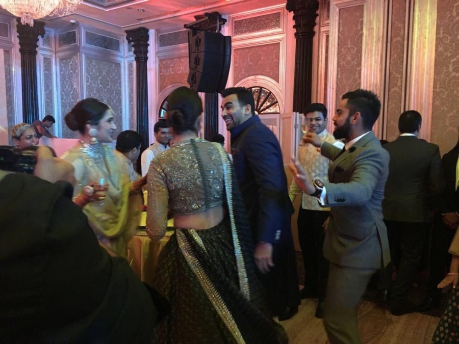 Sagarika ghatge reception