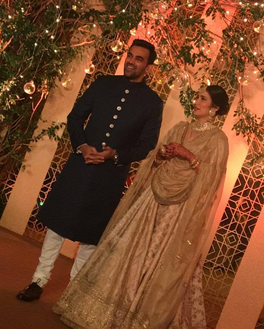 Sagarika ghatge reception