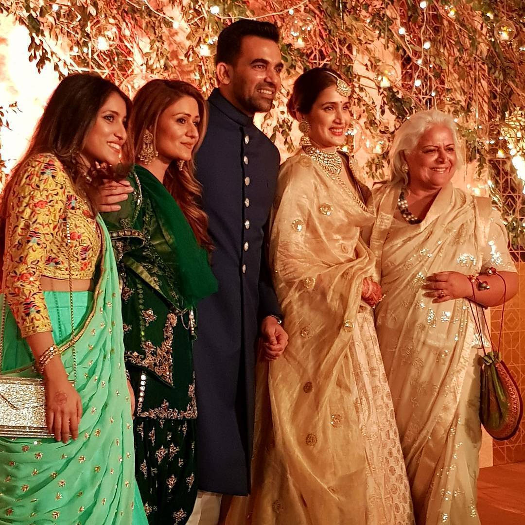 Sagarika ghatge reception