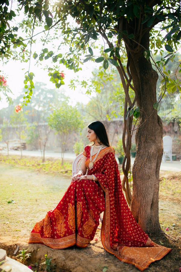 Bridal Reception Saree dress- Indian Weddings