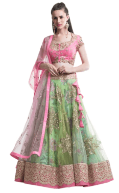 Rental Lehengas-urbanclap weddings blog-green lehengas