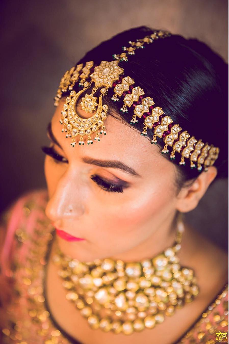 40 Best Bridal Matha Patti Designs That Real Brides Wore  40 Best Bridal Matha Patti Designs That Real Brides Wore