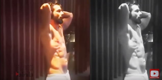shahid kapoor working out