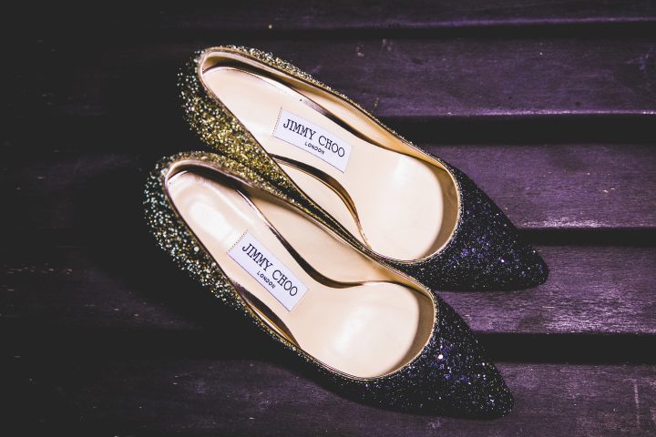 Jimmy Choo bridal heels - Shreya Kalra - Indian blogger wedding