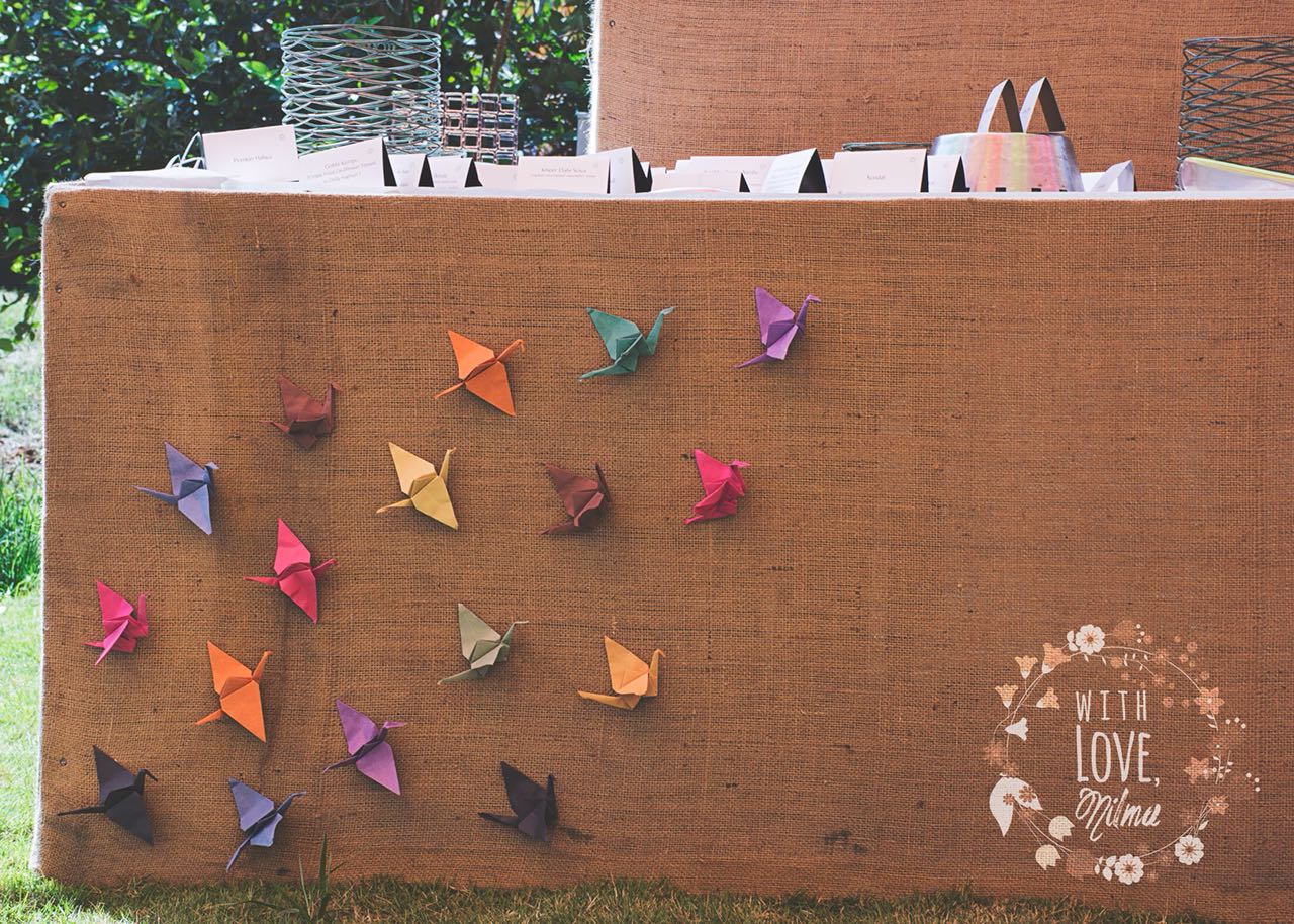 Eco friendly wedding decoration