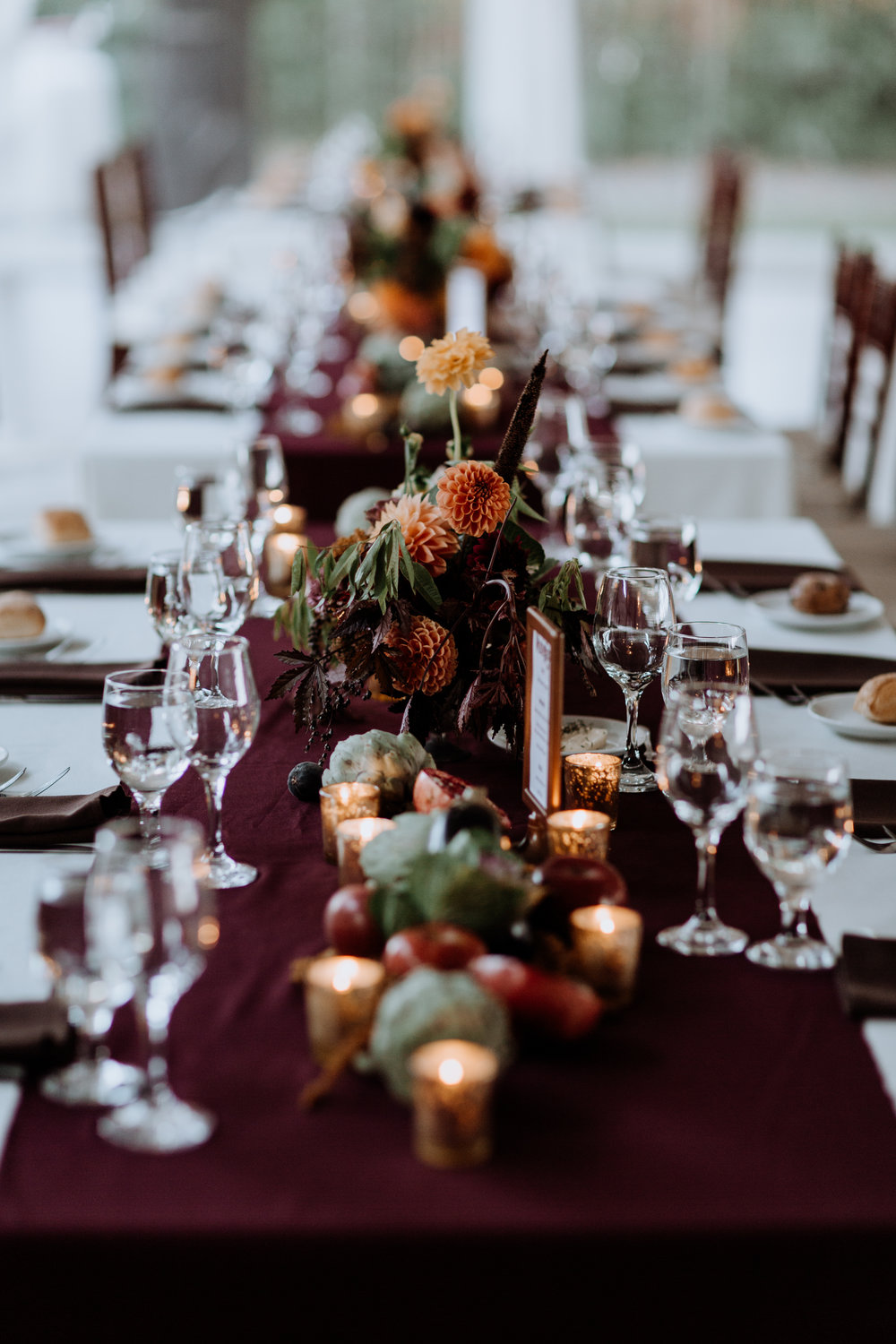 Eco friendly wedding tableware