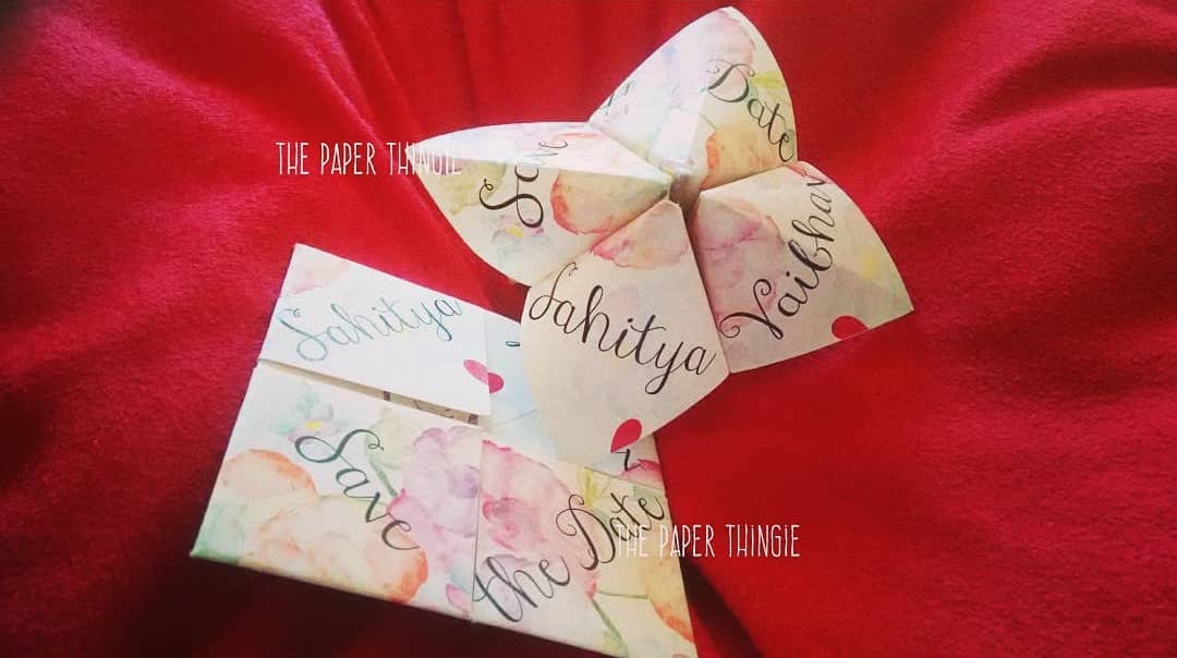 unique save the date idea - childhood game