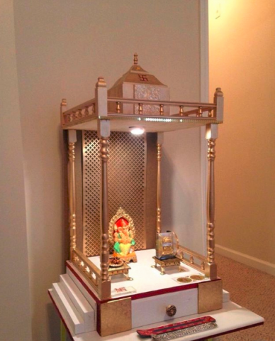 portable mandir design