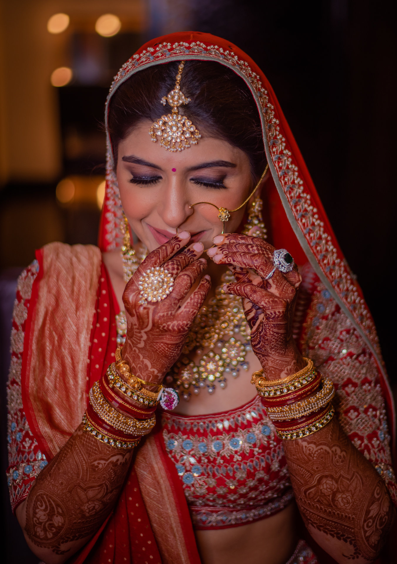 kundan maang tikka for small forehead