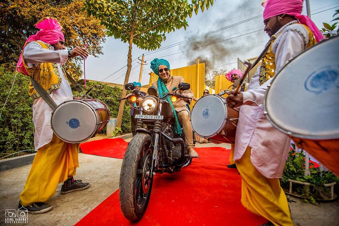 groom entry ideas - on a Harley bike groom entry ideas - on a Harley bike