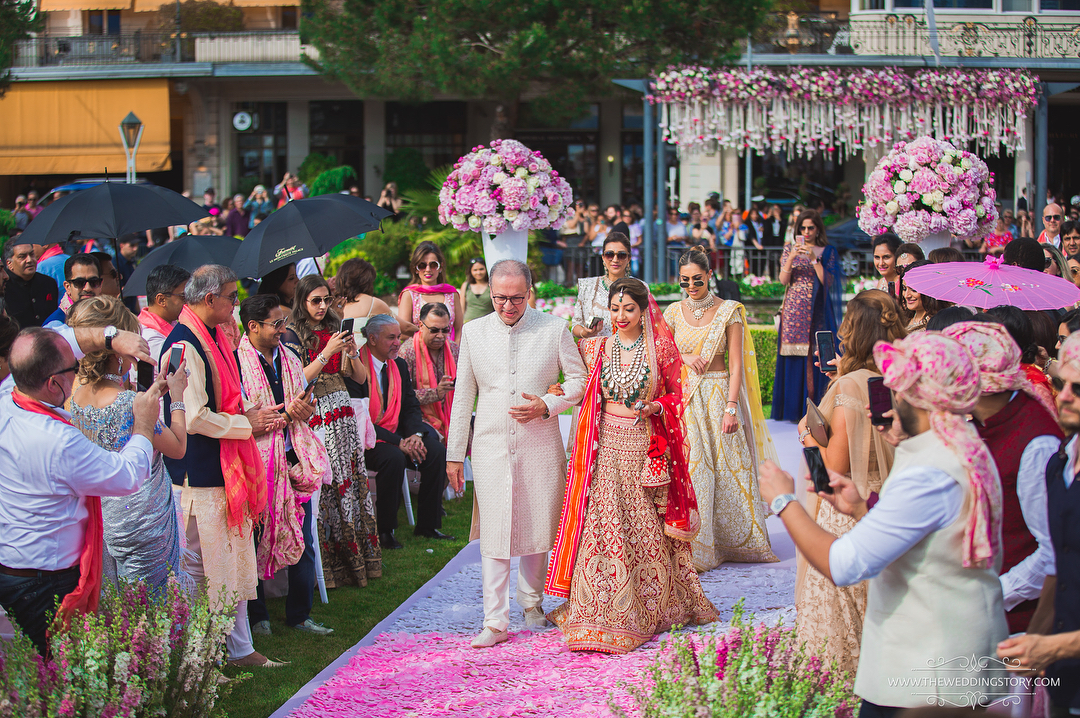 best bride entry - with father